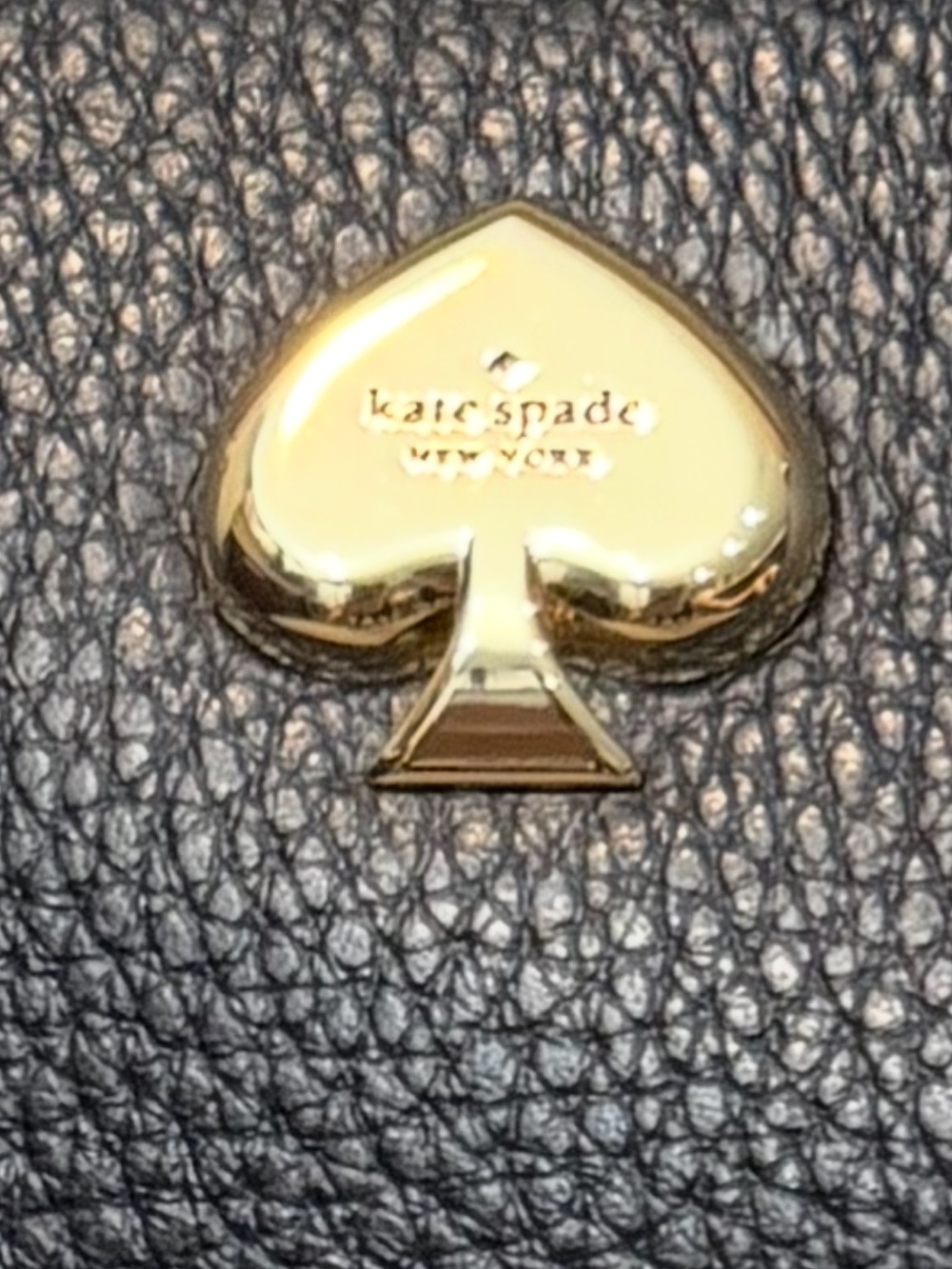 Kate Spade Kayla Black Pebbled Leather Convertible Shoulder Bag NWT - Picture 6 of 8
